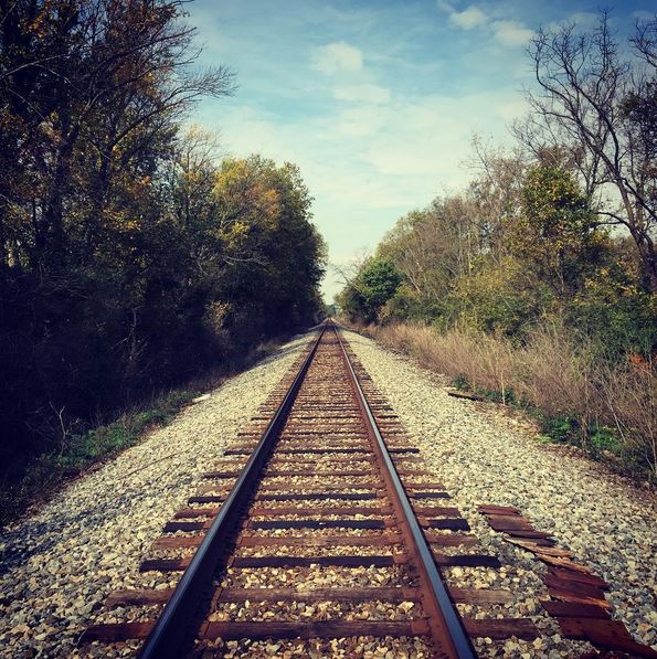 Railroad Tracks in West Chester, Ohio