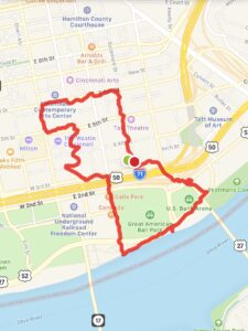 Map My Run App Screen