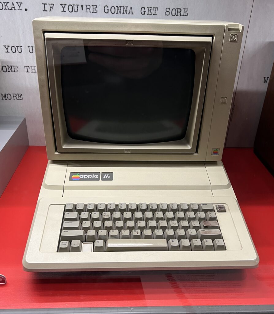 The first ever Apple II I've ever seen - at the Cincinnati Museum Center