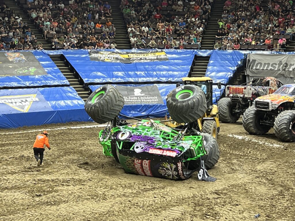 Grave Digger Eating It