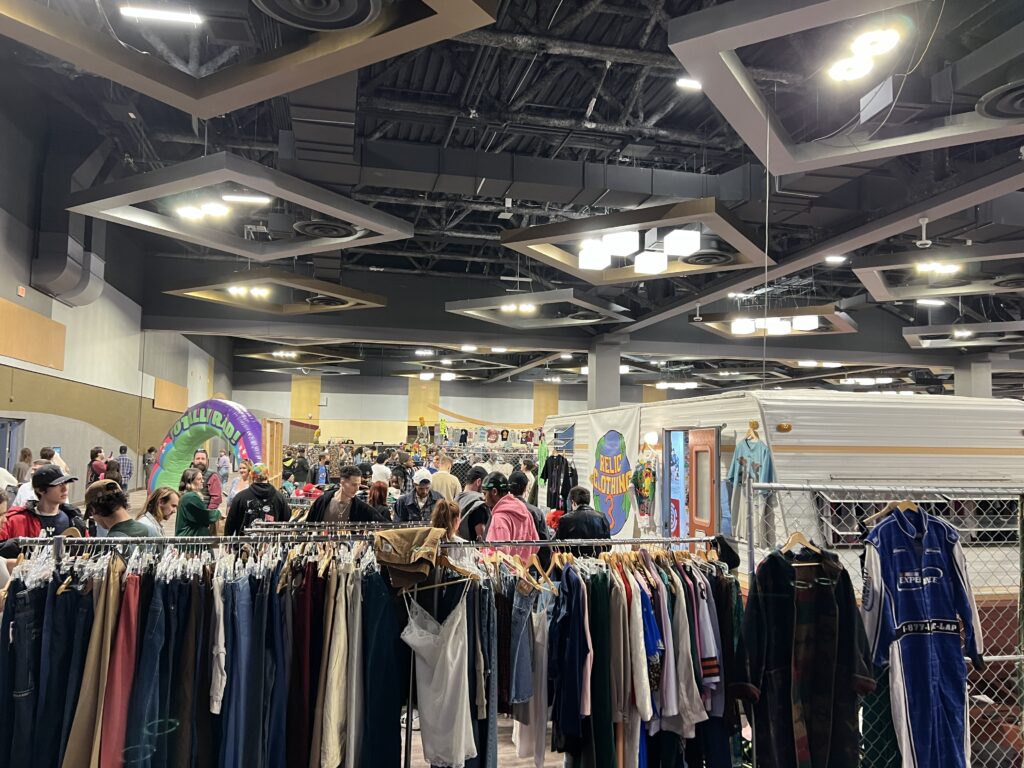 Kentucky Convention Center vintage clothing show we attended