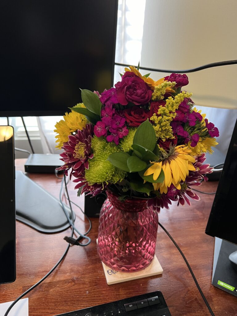 Flowers Bought For Me By My Wife