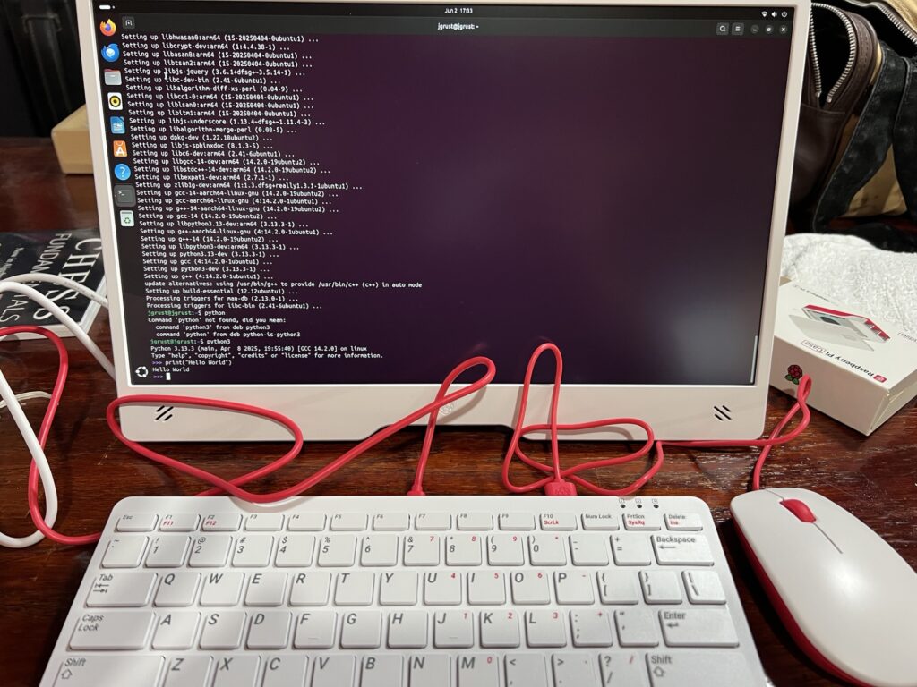 Raspberry Pi 5 Setup with Hello World