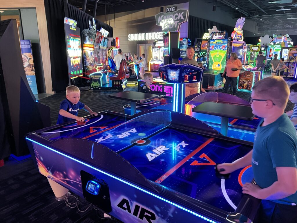 Fun at Dave and Buster's For A Birthday Lunch