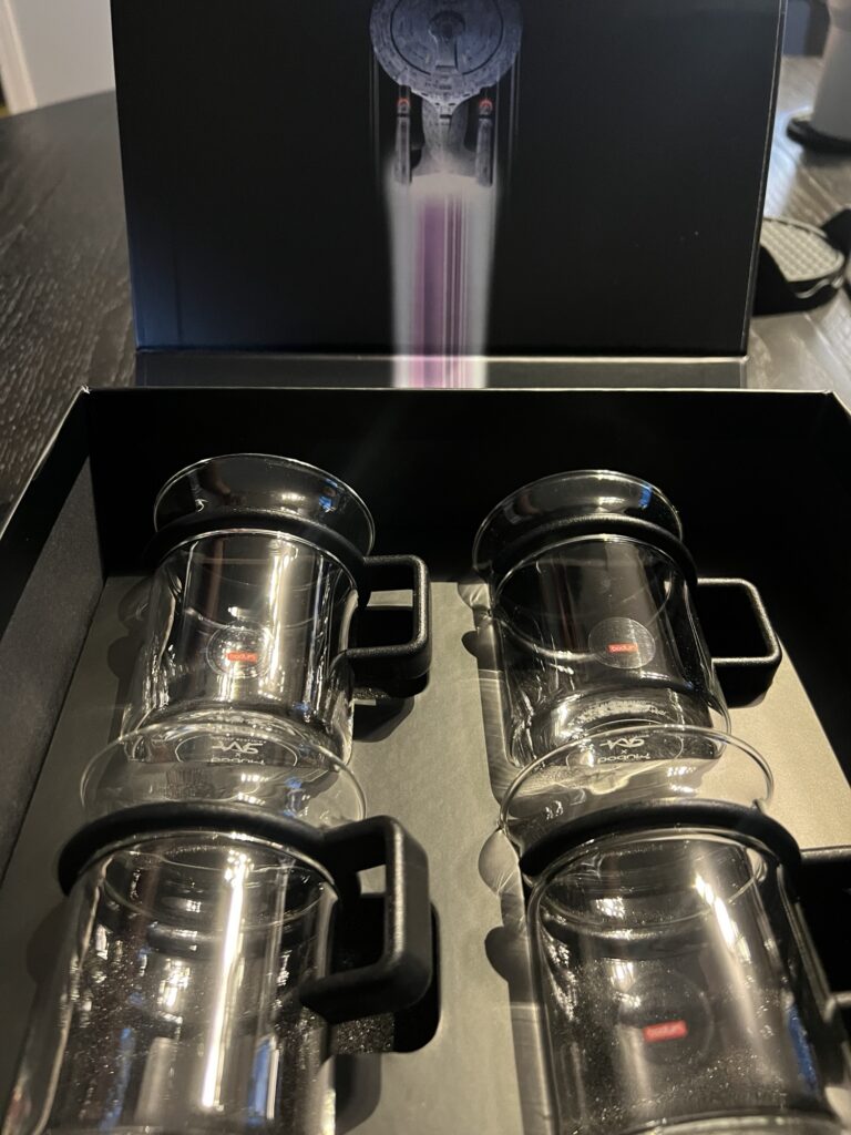 My New Star Trek Tea Set For Father's Day