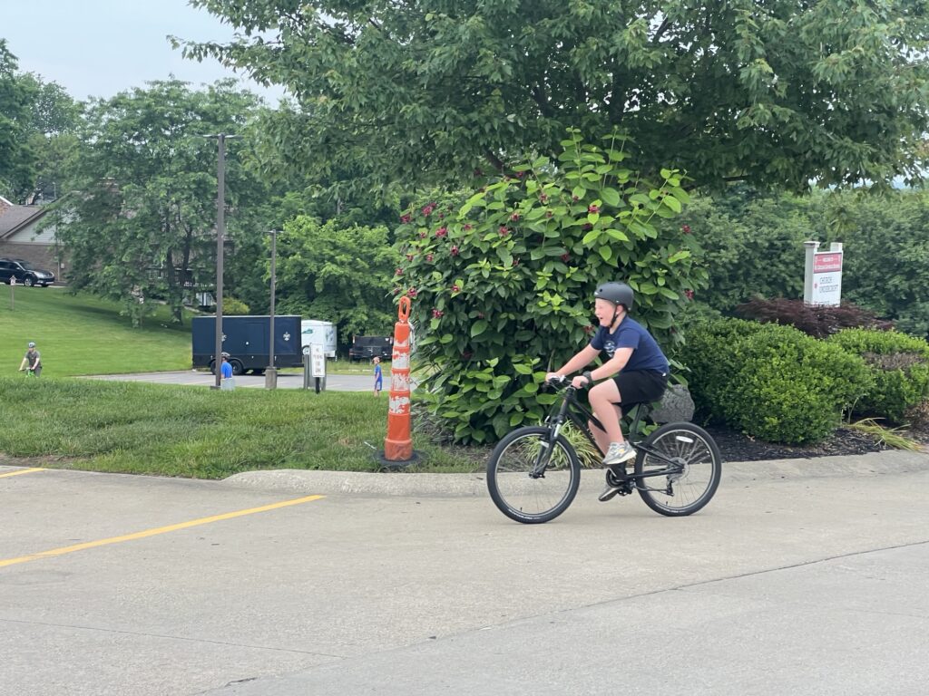 Cycling with the Scouts and Practicing Safety
