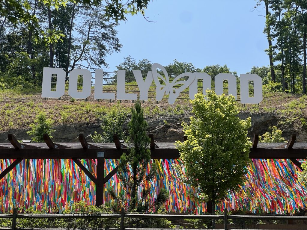 Dollywood Sign At Dollywood Installed For 40th Park Anniversary
