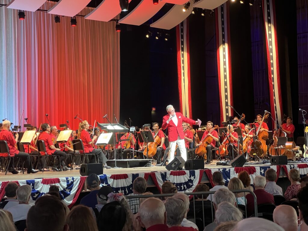 JMR Pumping Up the Crowd At The Red White and Boom