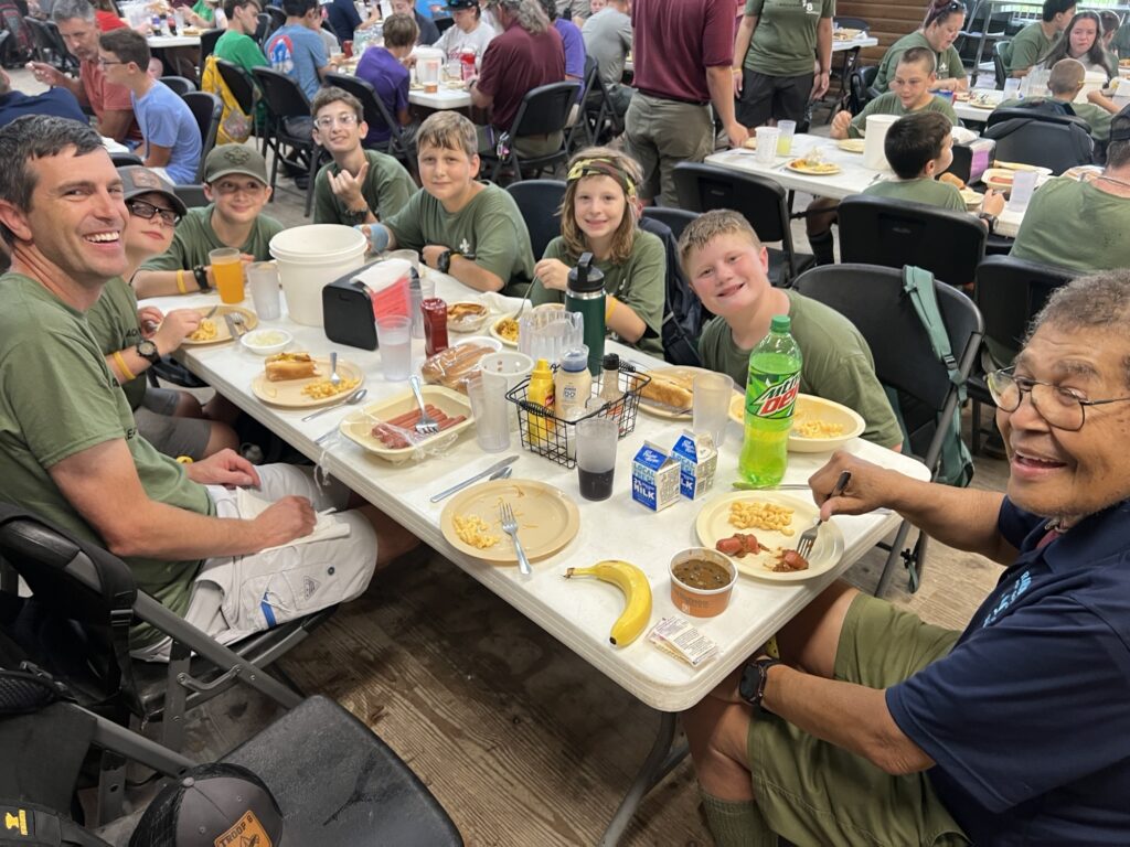 Dinner with the Scouts and Mr. Bill