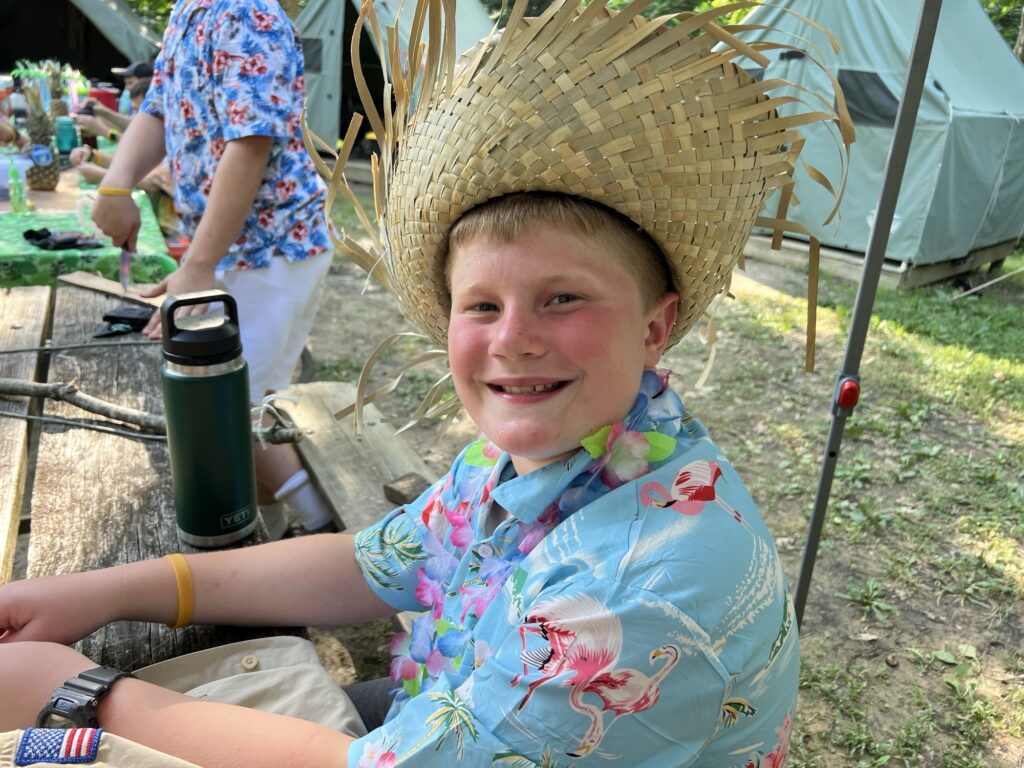 Luau Night with The Boys