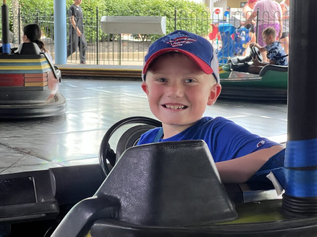 Bumper Cars Are Ben's Favorite