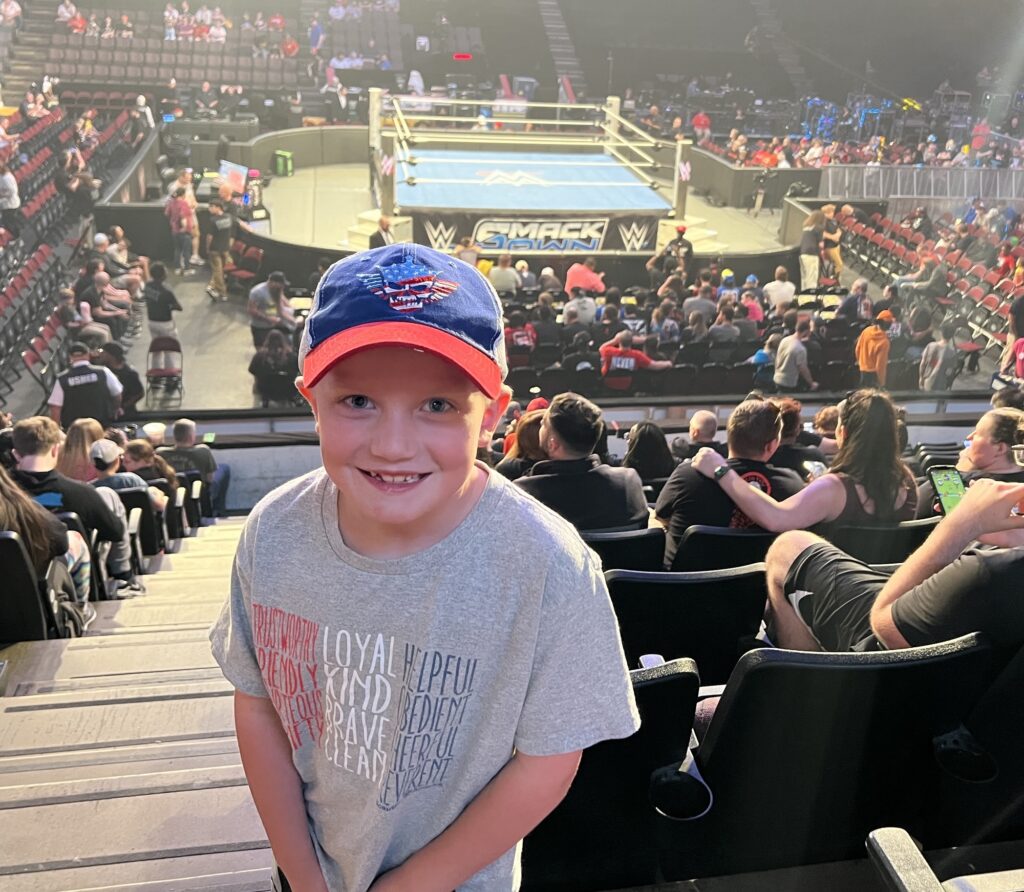 Ben At His First WWE Smackdown