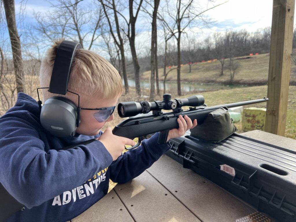 Shooting a Rifle at Dutchman's Rod and Gun Club