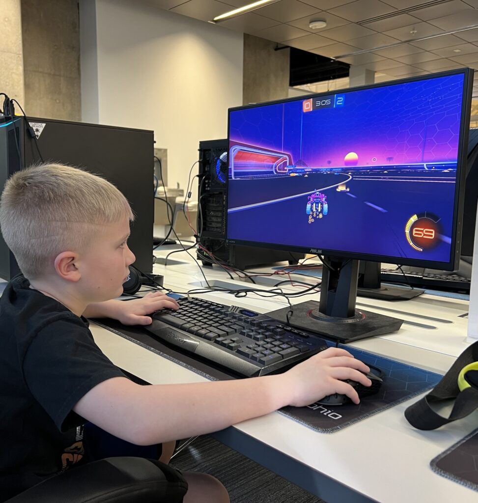 Playing with the Gaming PCs at the NKU Rec Center
