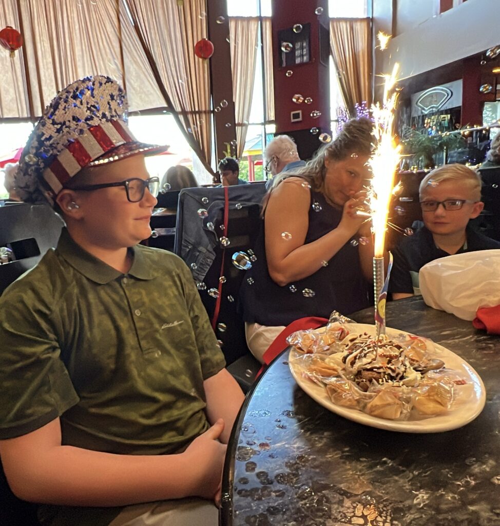Birthday Dinner for Ted