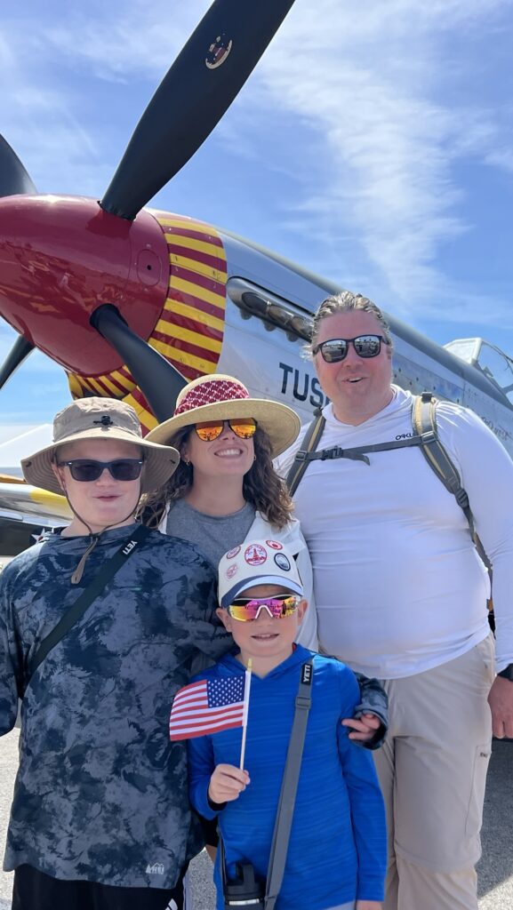 Family Photo at the Columbus Air Show