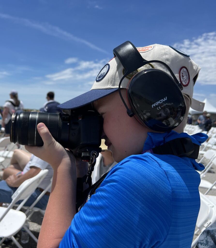 Taking Photos at The Columbus Air Show