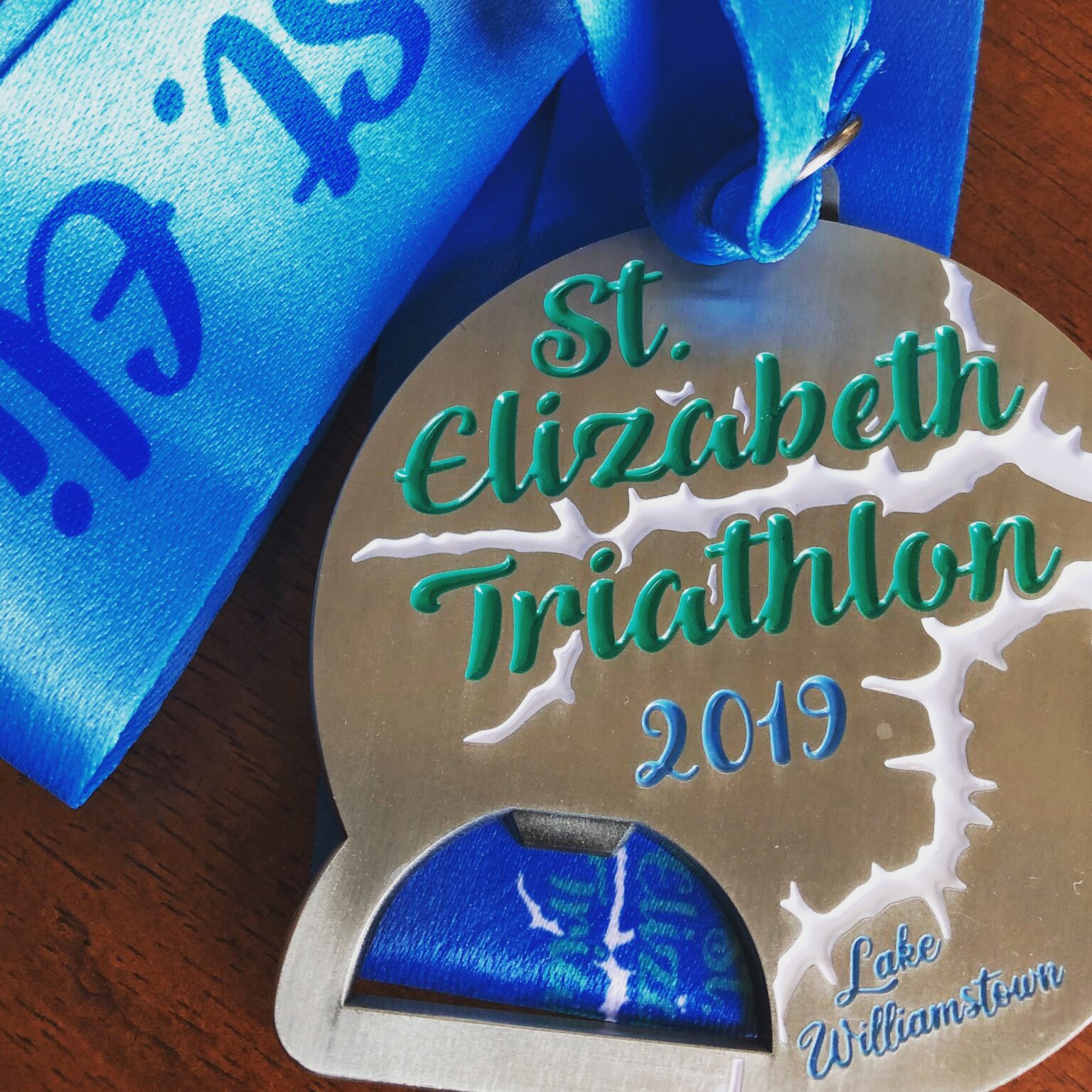 St. Elizabeth Triathlon Medal 2019